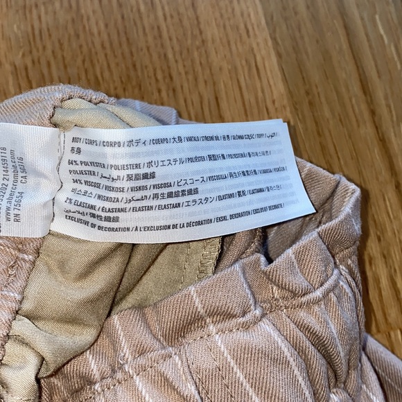 Abercrombie Brown Pinstripe Pants - Picture 4 of 5